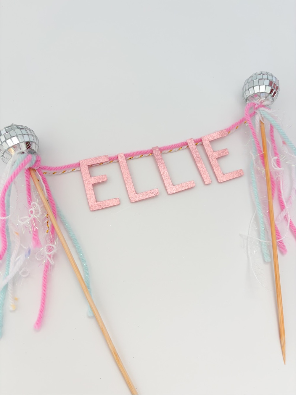 Personalized Wool Felt Name Cake Price for up to 8 letters FIRM PRICE